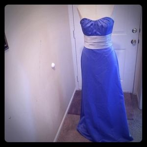Blue formal dress